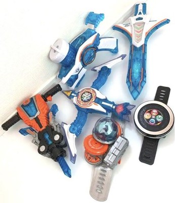 Power Rangers Mashin Sentai Kiramager DX Morpher-Waffe 6er-Set-Bundle BANDAI JP