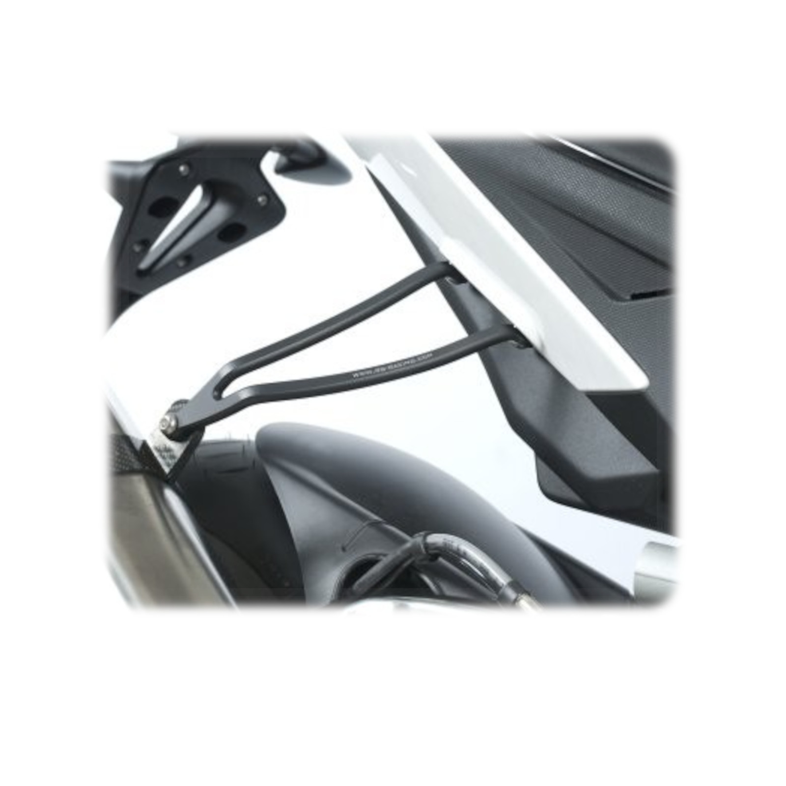 R&G Exhaust Hanger Black Aprilia Tuono V4 1100 2015 - 2020 - Image 9