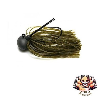 NEU Keitech Tungsten Rubber Jig Model 2 Football Jig Ver.2.0 1/2oz #101 Green