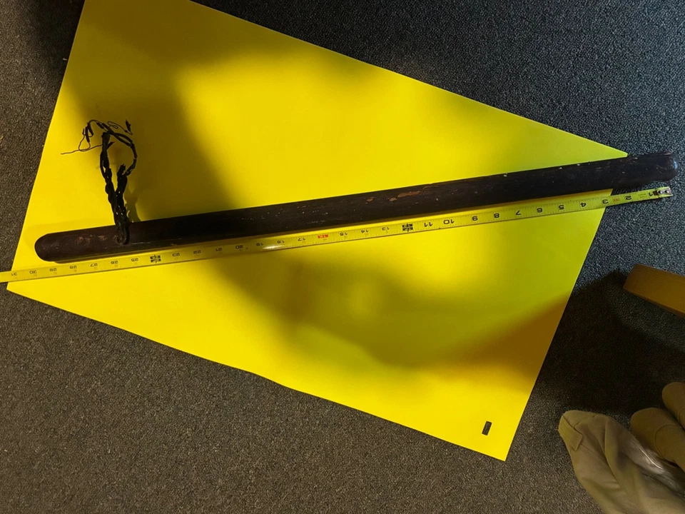 Palo de noche de madera de 1840 "Boston Watch"/Billy Club fue 2x bisabuelos Foto 4 de 4