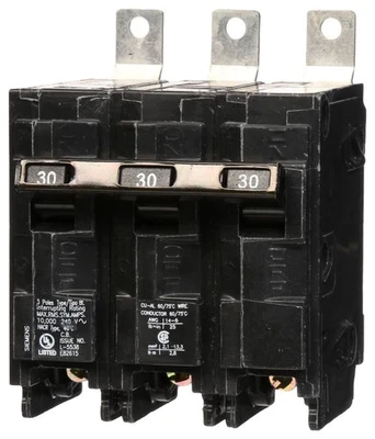 Siemens B330 30 Amp 3 Pole 240 VAC Mini Circuit Breaker