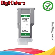PFI206 Green Ink Tank Cartridge For Canon IPF 6400s 6400 6450 PFI206GN