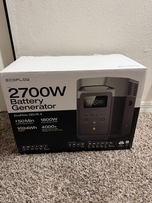 EcoFlow 2700w Battery Generator Delta 2