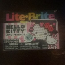 Lite-Brite Hello Kitty  Friends Mini Set 170 Pieces Vintage 2000 MPN 52816
