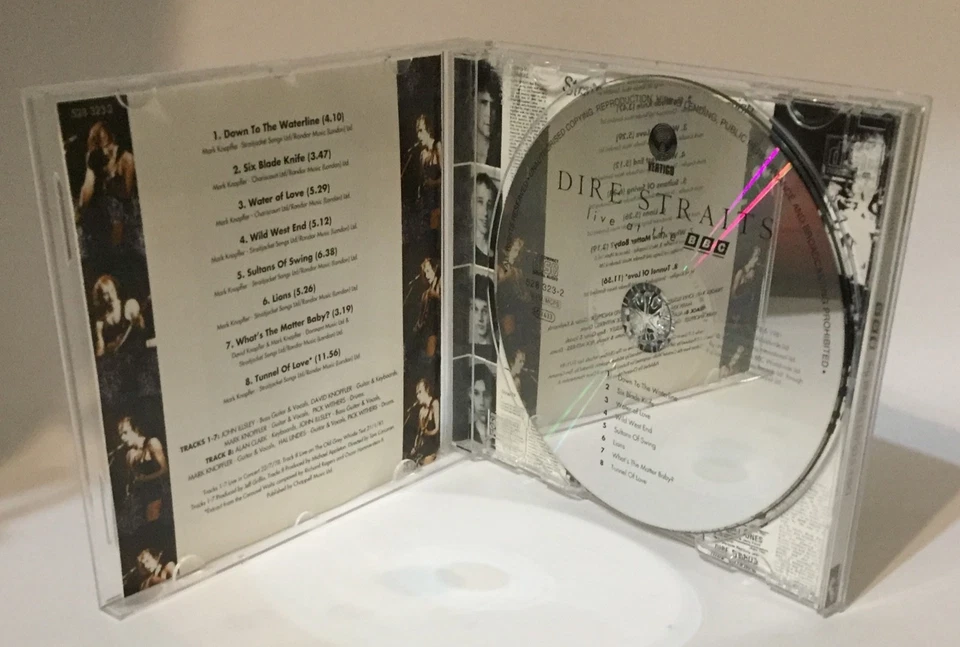 Dire Straits Live At the BBC CD Vertigo 1995 Mark Knopfler Come da Foto - Immagine 3 di 4