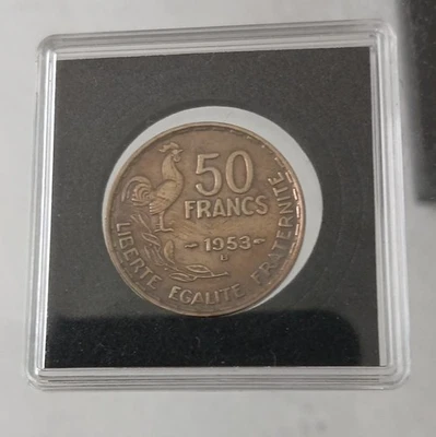 Pièce 50 Francs 1953 B Marianne Coq République Française - Photo 1/2