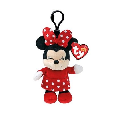 ty Beanie Babies Minnie Mouse Schlüsselanhänger