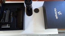 VieSimple Gen 4 Electric Burr Coffee Grinder, Single Dose, Espresso,Black