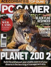 PC GAMER magazine SEPT 2026 #412 PLANET ZOO 2, Black Flag, ACE COMBAT, Web Cams