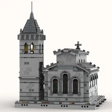Hot Sale Medieval Church Modular Model 2085 with Interior Building Toys