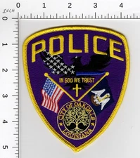 OAKDALE ^^^^ LOUISIANA -- COLLECTIBLE POLICE EMBROIDERED UPDATED PATCH