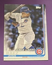 Topps 2019 Series 1 League Leaders Javier Báez #90 Chicago Cubs Baseball Card
