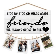 Friends Picture Frame Photo Holder for Wall, Birthday Gifts for Women BFF