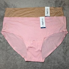 GapBody Everyday Hipster Panties 2 Pack Pink Tan Seamless Laser Cut NWT Small