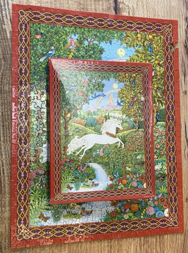 1982 Springbok Song Of The Unicorn Puzzle *Missing 1 Piece* Hallmark PZL4143 - 第 1/17 張圖片