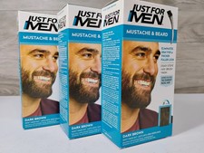 Just For MEN Mustache  Beard Hair Color - Dark Brown M-45