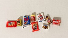 Wacky Packages Minis Lot Of 10 3D Figures Plastic Toy Accessories Collectible