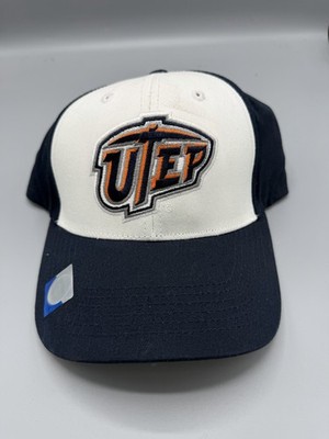 UTEP Miners Captivating Headwear Blue and White Logo Hat/Cap