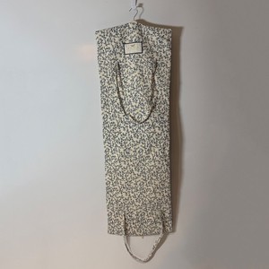 Agua by Agua Bendita Cotton Travel Storage Dress Garment Bag Blue Floral Print