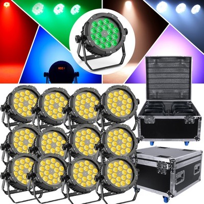 Waterproof 270W RGBWA UV LED Par Light DMX Stage DJ Par Can Light Wash Lighting