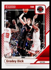 Gradey Dick 2024-25 Donruss #113 Toronto Raptors