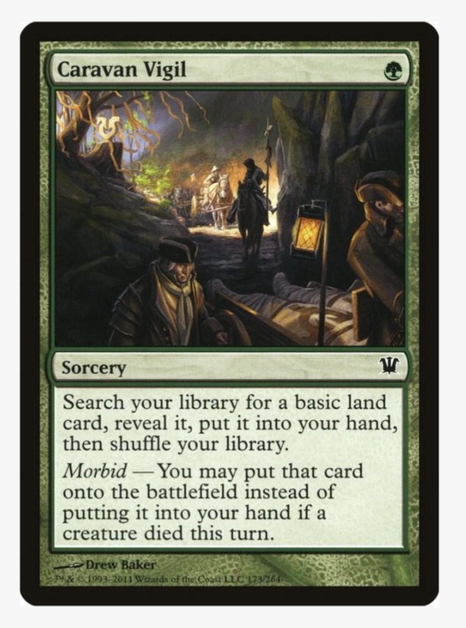 Caravan Vigil | MTG ISD | EDH Commander Land Ramp Morbid | LP