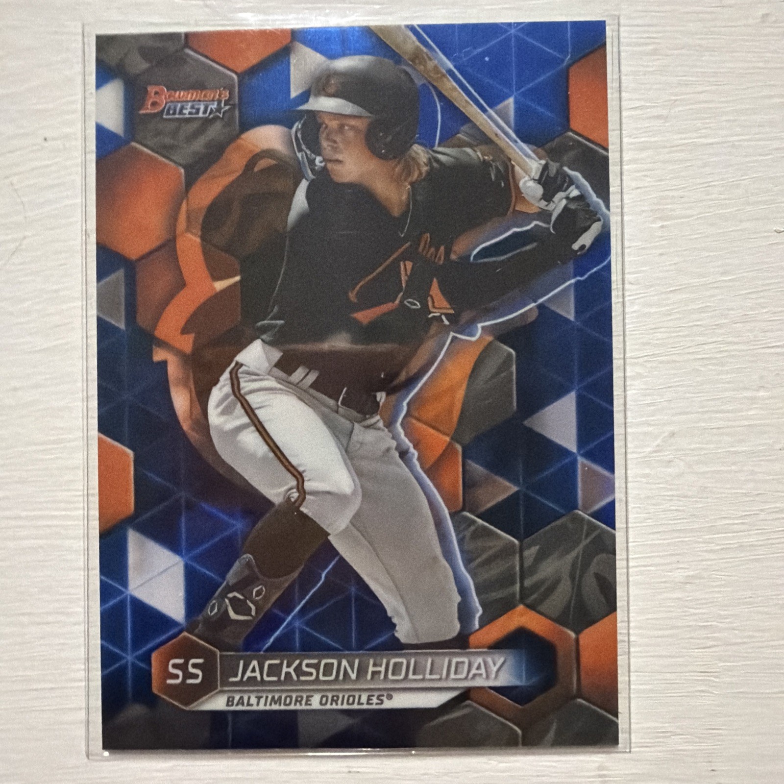 Jackson Holliday Blue Refractor /150 - 2023 Bowman's Best - Baltimore Orioles
