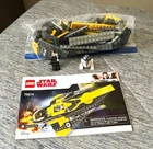 LEGO Star Wars 75214 Anakin's Jedi Starfighter complete w/ Manual+ mini figures