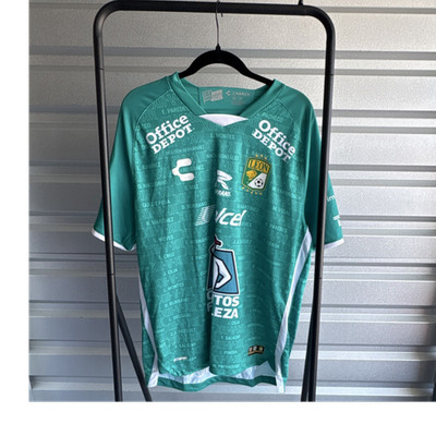 Charly Leon Soccer Jersey Green/White XL Officially Licensed