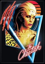 Wonder Woman 1984 Movie 80s Style Cheetah Photo Image Refrigerator Magnet UNUSED