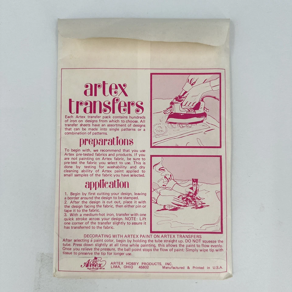 Vintage 1976 Hanna Barbera Transfers Artex Clothing Paint Needlepoint Embroidery - Image 2 of 4