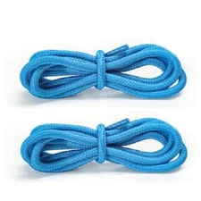 Powder Blue Heavy Duty Thick Replacement Round Rope Boot Sneakers Shoe Laces
