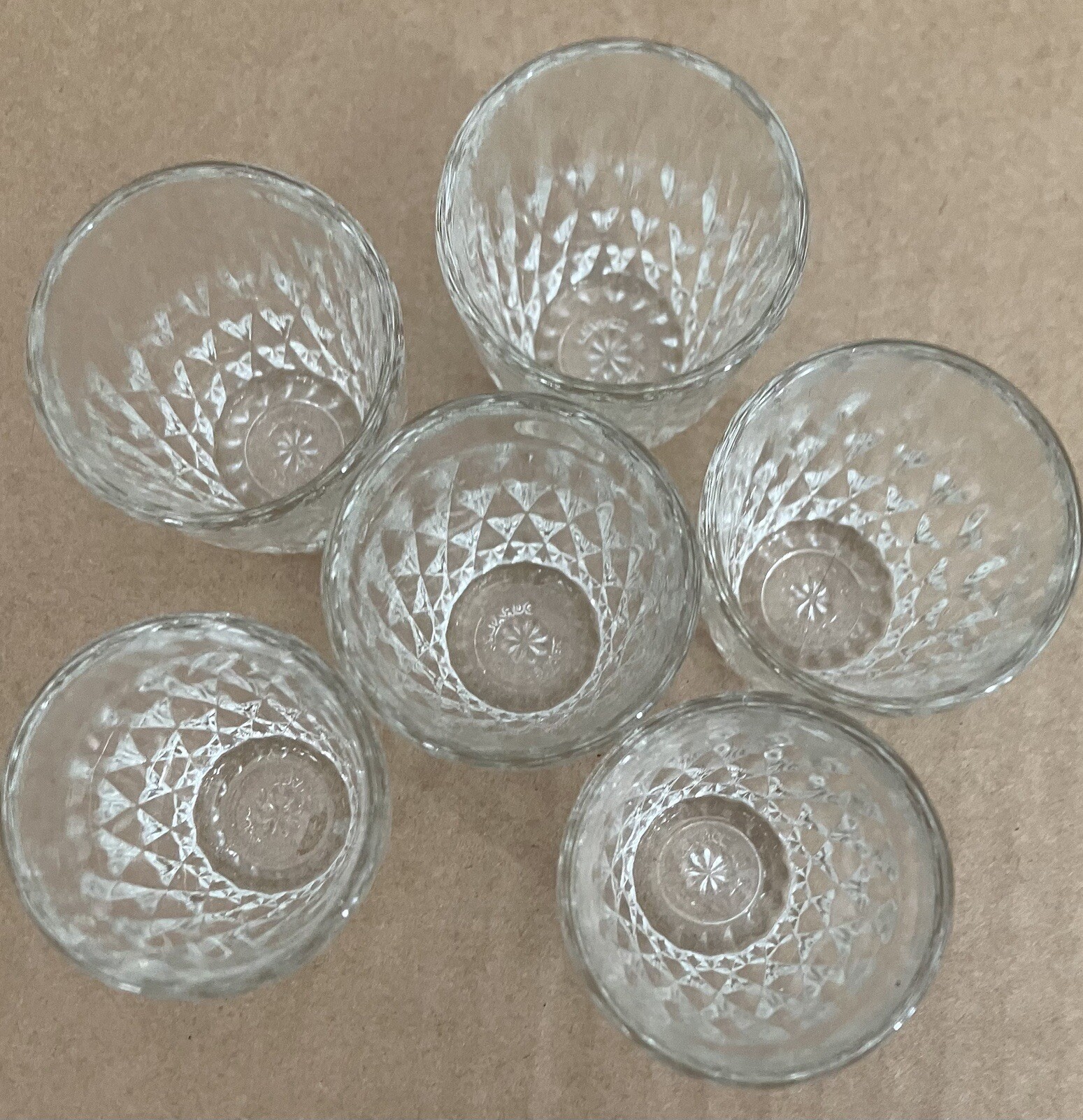 8 Duralex vintage shot glasses eBay