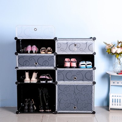 Diy 8 Cube Organizer Multi Use Bookcase Toys Storage Cabinet
