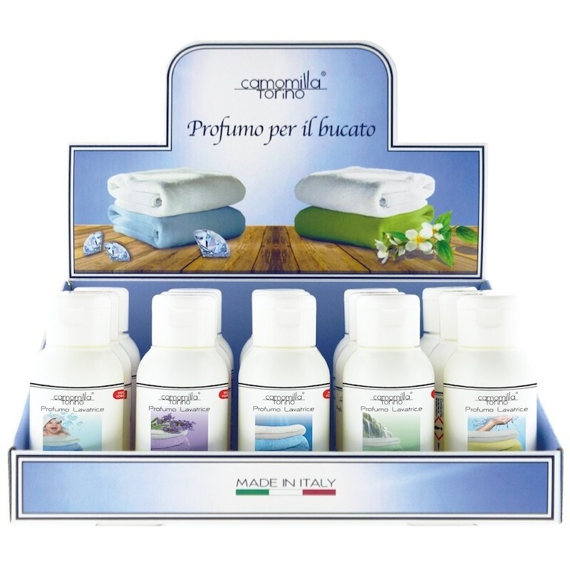 Camomilla Torino Set da 4 x 100 ml Profumi per Lavatrice Linea Classica