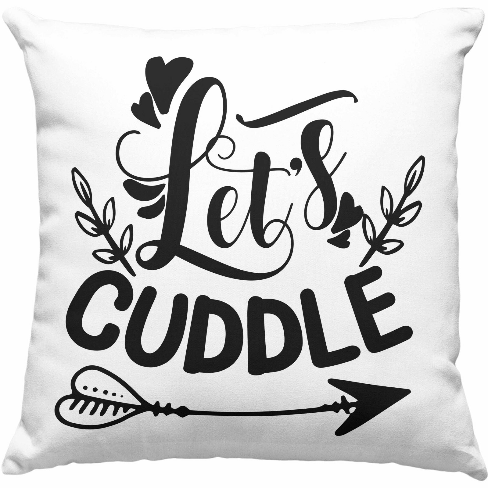 Trendation - Lets Cuddel Kuschel Kissen Geschenk Freundin Liebe Geschenkidee Lus