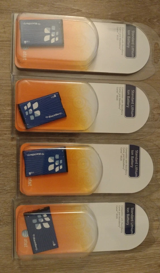 4 AT&T C-S2 Battery Blackberry Curve 7100 8300 8310 8320 8330 8520 8530 Lot Of 4 - Image 2 of 4