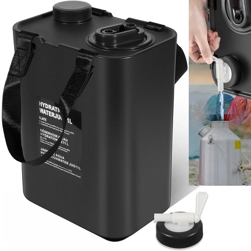 Food Grade BPA Free Hydration Water Storage Container Tank Jug 11L for Camping