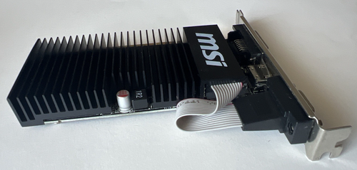 MSI GeForce GT 710 2GB DDR3 Graphics Card (GT 710 2GD3 LP) PCIe Powered GPU - Picture 3 of 9