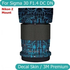 Decal Skin For Sigma 30mm F1.4 DC DN Vinyl Wrap Film Lens Sticker / Z Mount