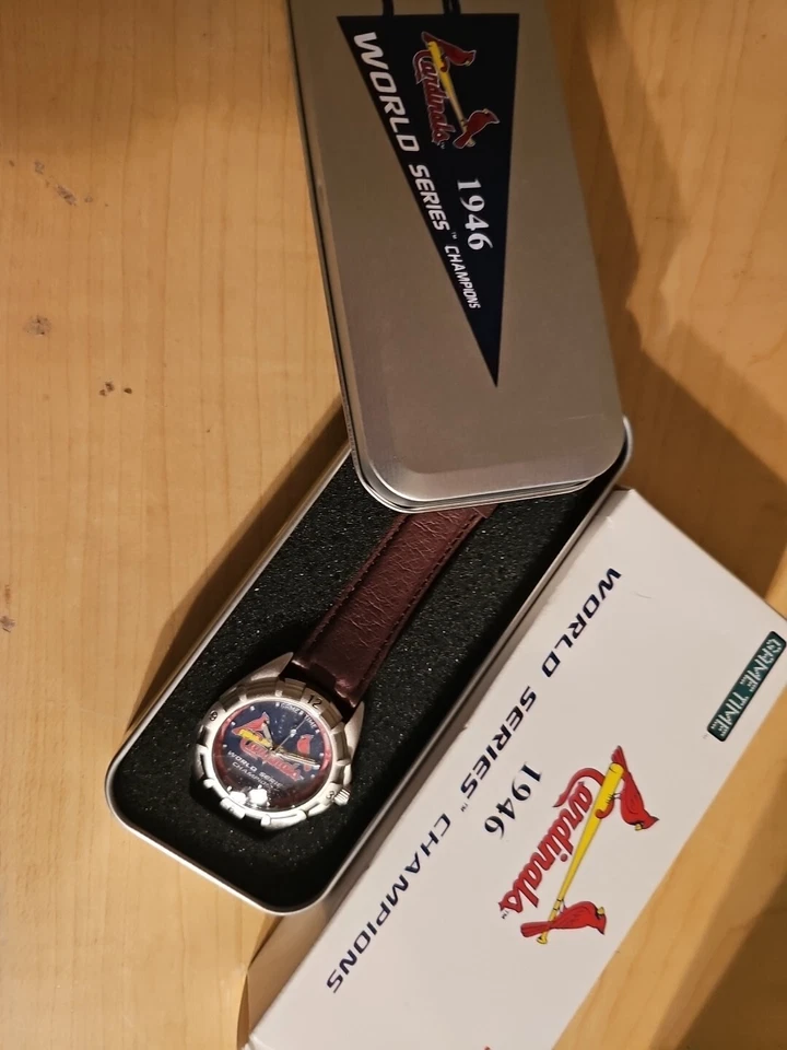 NEW 1946 World Series Champions St. Louis Cardinals Watch / Game Time MLB 2005 - Image 3 of 4
