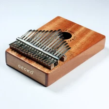 kalimba Finger piano gecko k17m 17key mahogany wood  Solid wood