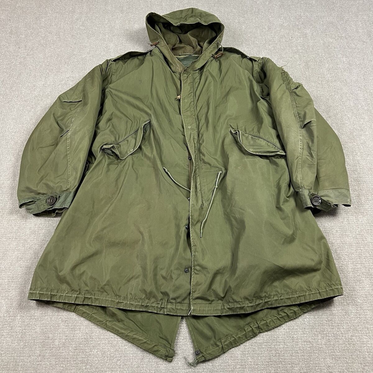 Vintage 50s Military M51 Fishtail Parka w Liner Mens Large Vintage 50s Military M51 Fishtail Parka w Liner Mens Large