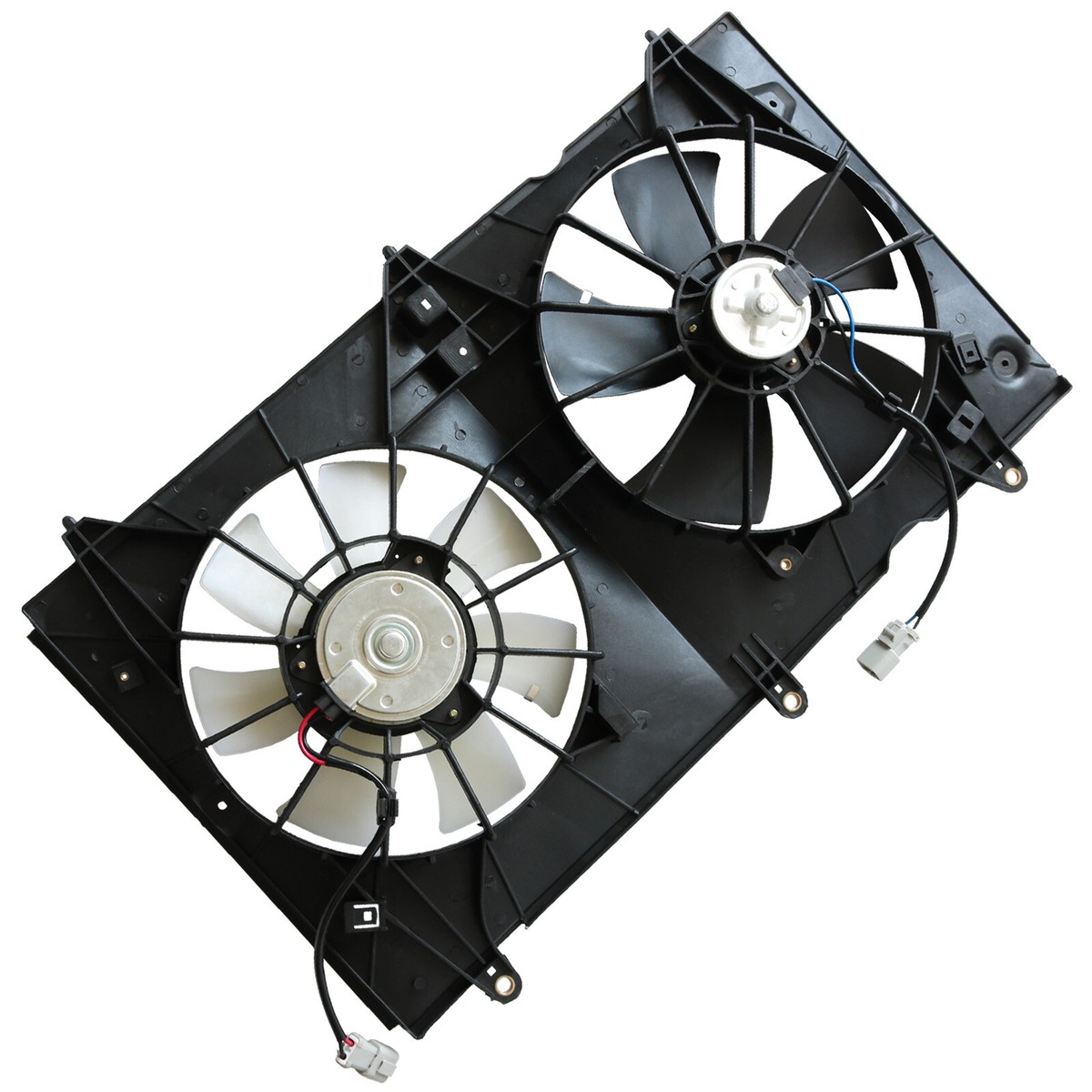 Radiator Condenser Cooling Fan Assembly For Honda Accord With Nippon Denso Motor – Dual Fans