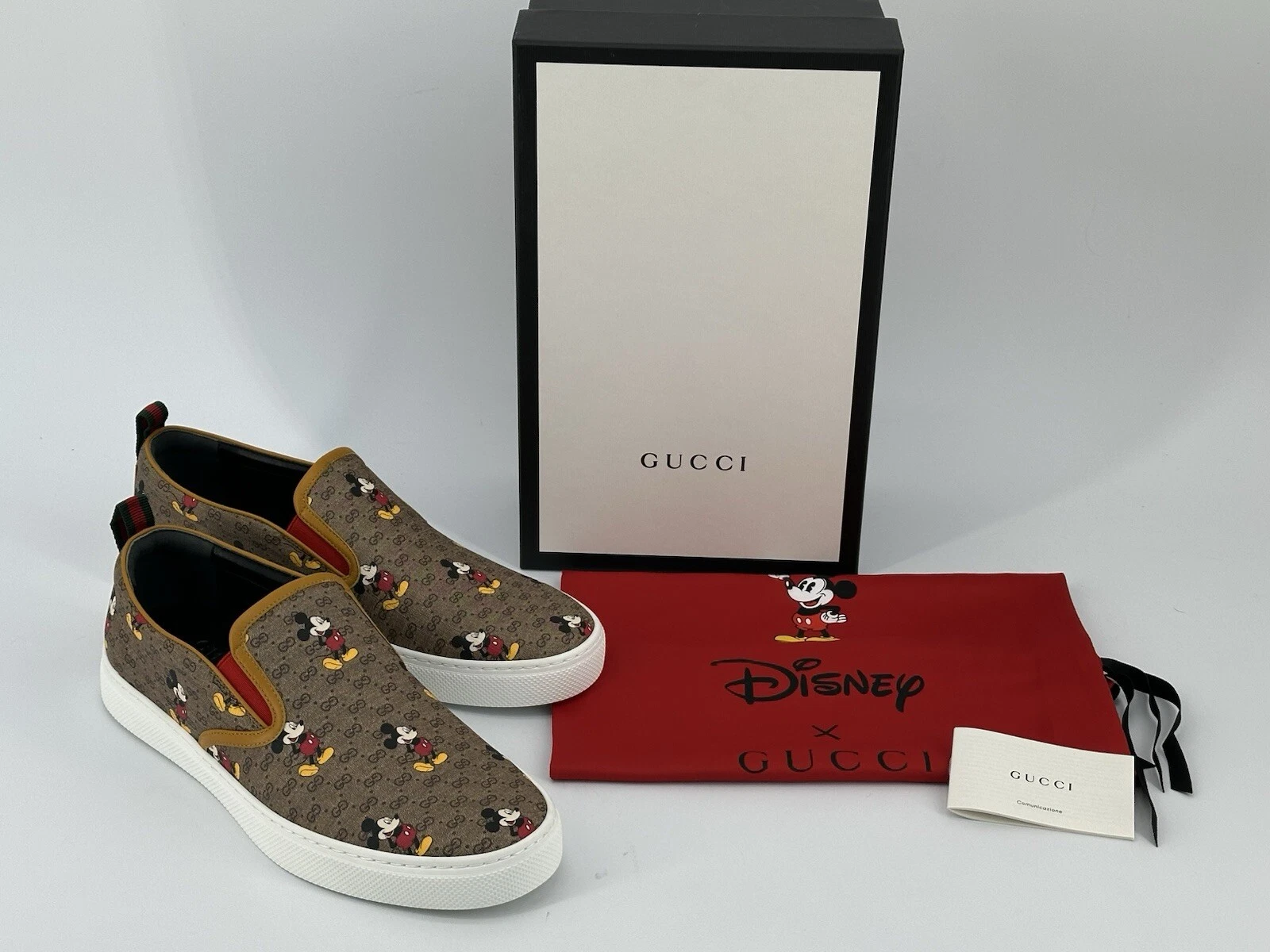 Baskets neuves originales GUCCI pour homme X Disney  603689   taille UK 9 / EU 43 / US 10
