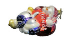 Best Friends Snowman  Glass Christmas Winter Ornament Unique — photo 3