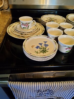 Noritake ''Conservatory'' Gala Cuisine #7915 6 Piece Place Setting for 6....