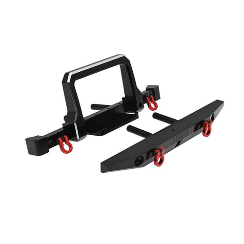 Paraurti anteriore posteriore in metallo per 1/10 MN999 Trx-4 SCX10 90046 90047 ASSIALE JCH - Foto 8 di 17