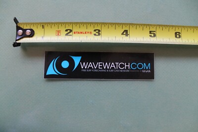 WAVE WATCH Surf Forecasting Cam Network Surfline Eye V12 Vintage Surfing STICKER
