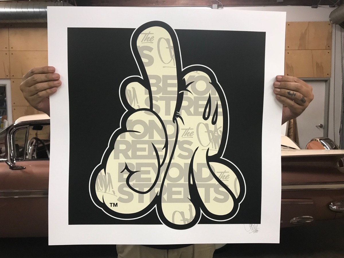 その他 SIGNED OG Slick LA Hands Poster PRINT OG Slick | LA Hands, poster (2017) | Artsy